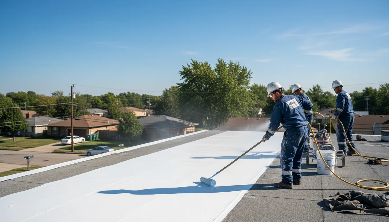 Commercial roof coating in New Suffolk, NY near me